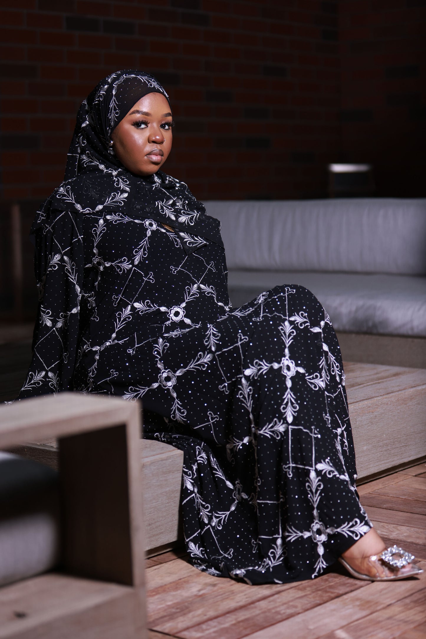 Nafisah Abaya- White