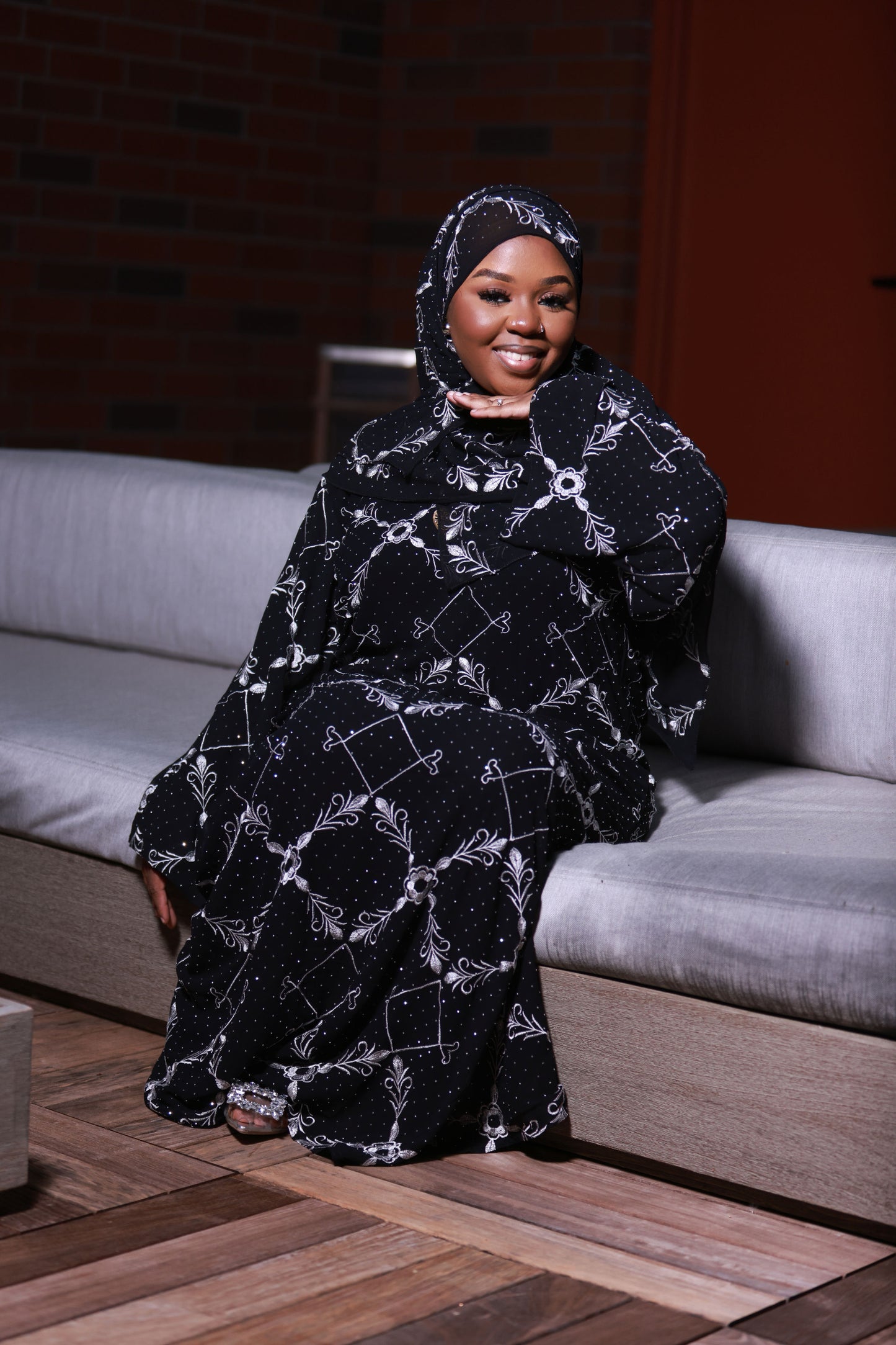 Nafisah Abaya- White