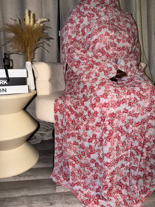 Vintage Blossom Abaya