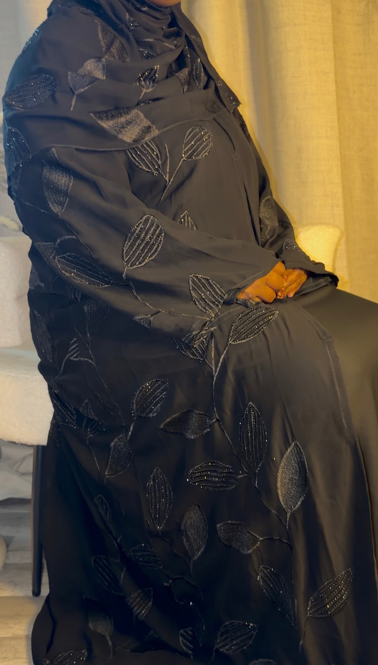 Shadow Leaf Abaya