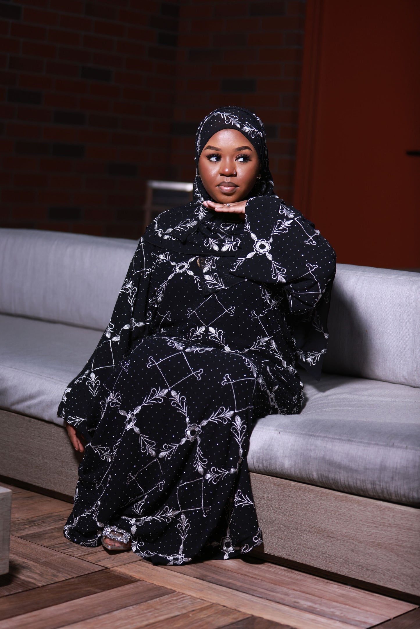 Nafisah Abaya- White