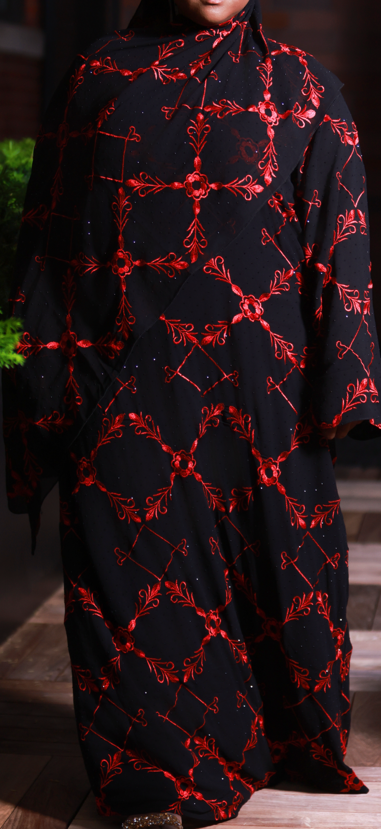 Nafisah Abaya- Red