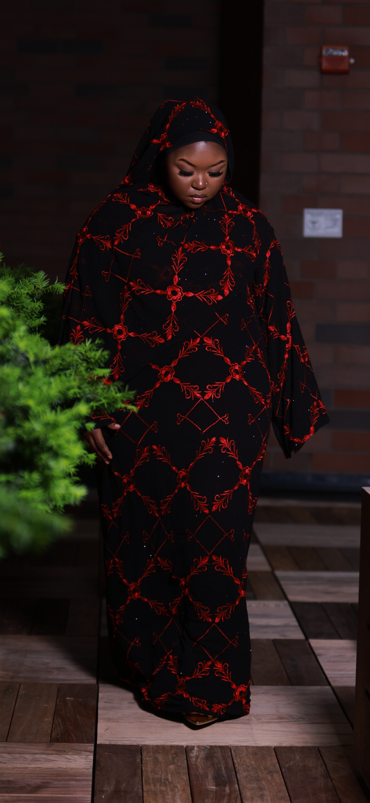 Nafisah Abaya- Red