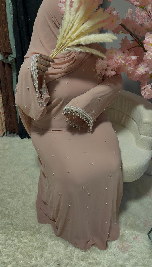 Nahidah Abaya - Soft Pink