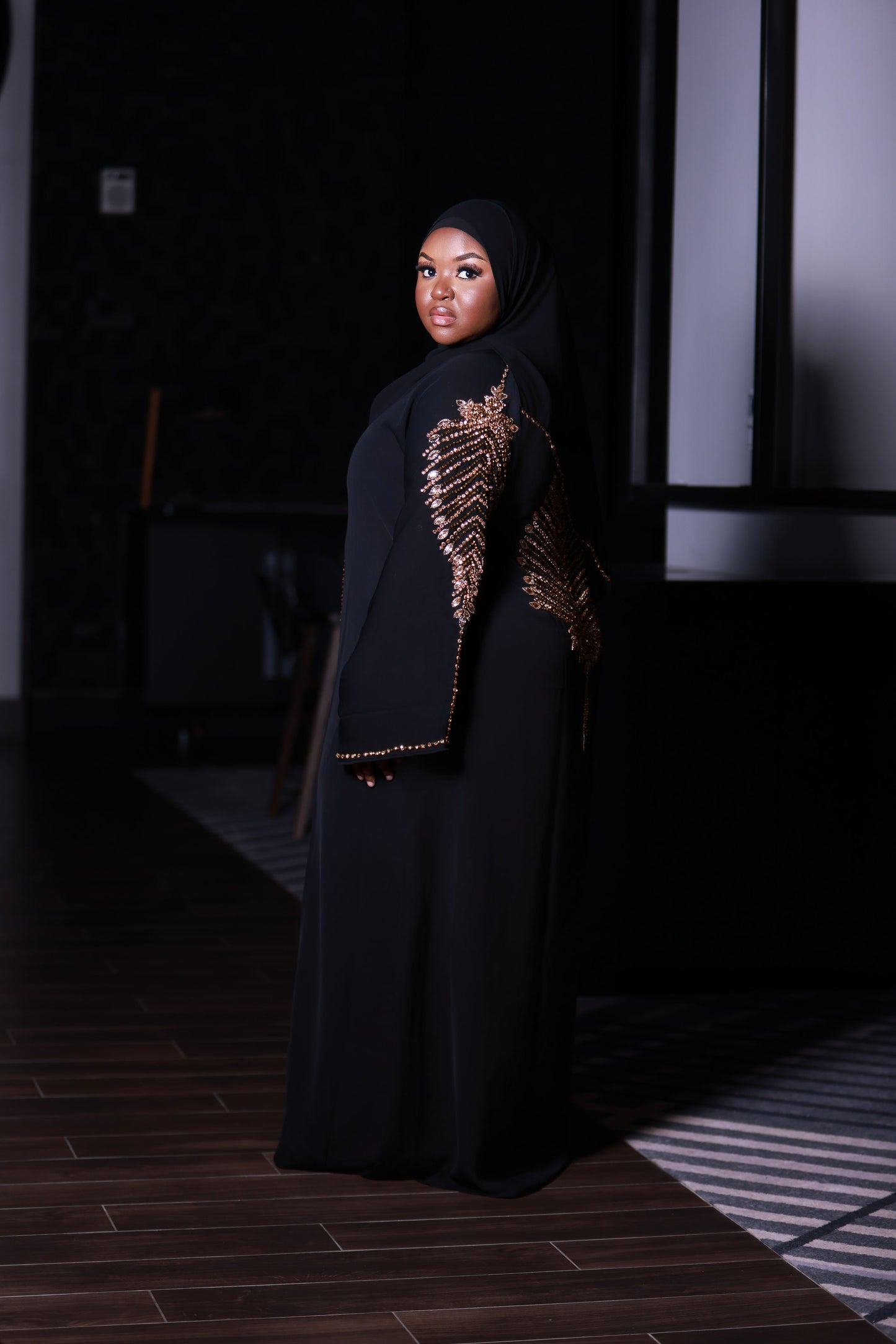 Nasrah Abaya - Gold