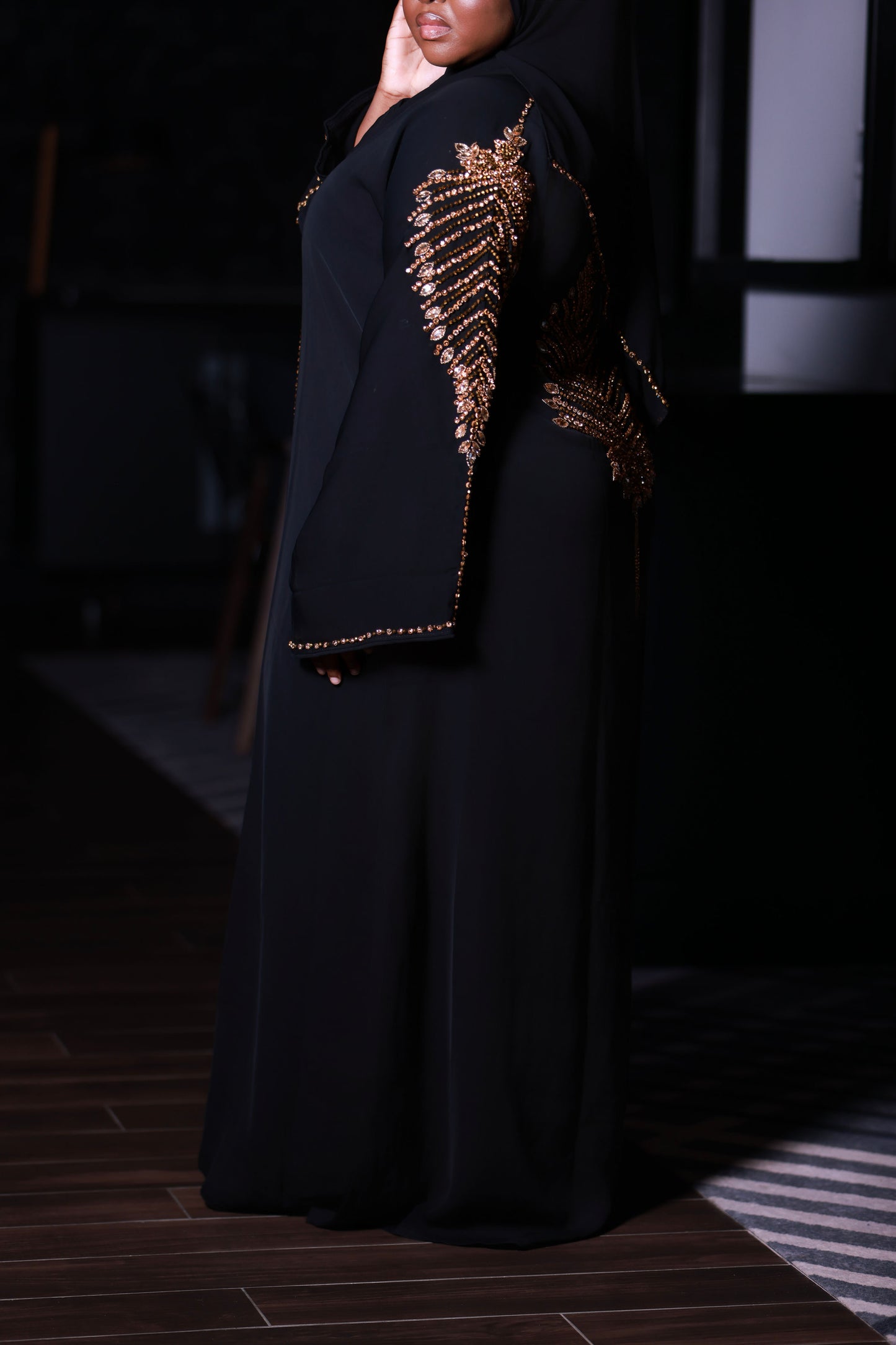 Nasrah Abaya - Gold